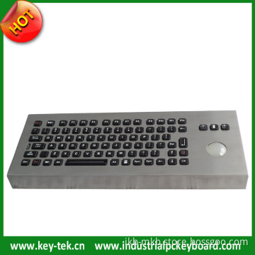 Vandal Proof Kiosk IP65 Keyboards with Trackball and Fn Keys
